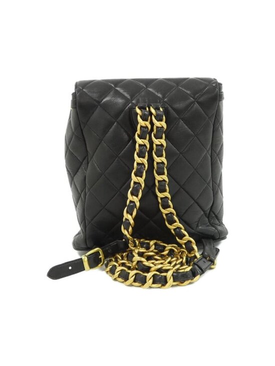 Chanel Vintage Backpack Black main image 8